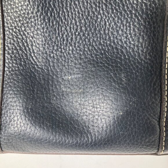 Vintage Dooney & Bourke Pebbled Leather Lexington Shoulder Bag Black 8 x 12"‎ - Picture 12 of 12